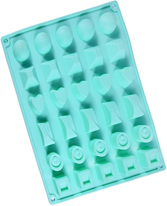 Форма силиконовая для льда и конфет Fissman Ассорти 27х23,5 см (FN-6555)