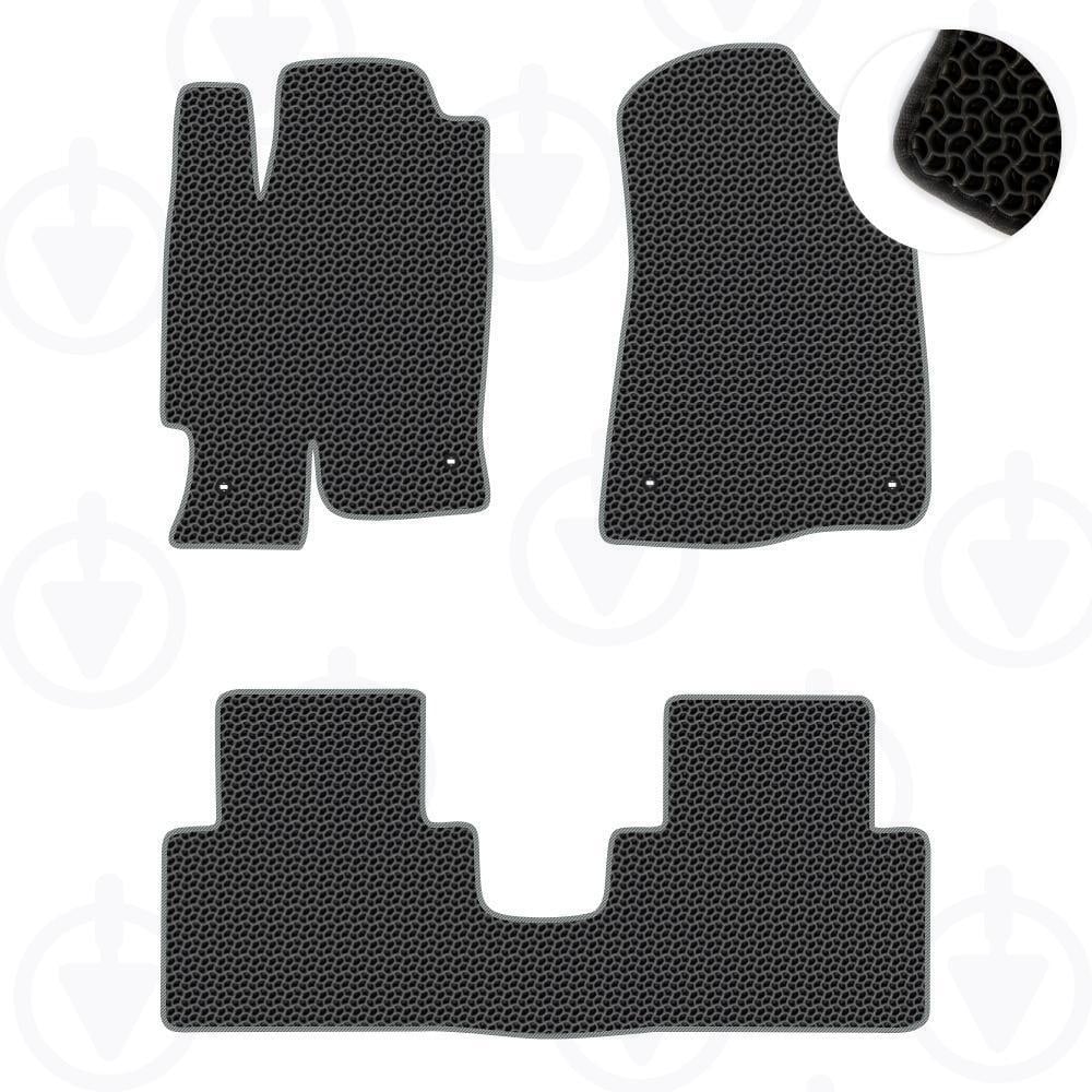 Комплект ковриков в салон Star-Tex для Acura RDX I 2009-2012 г. EVA/Капля Черный/Серый (16799-04-05-42)