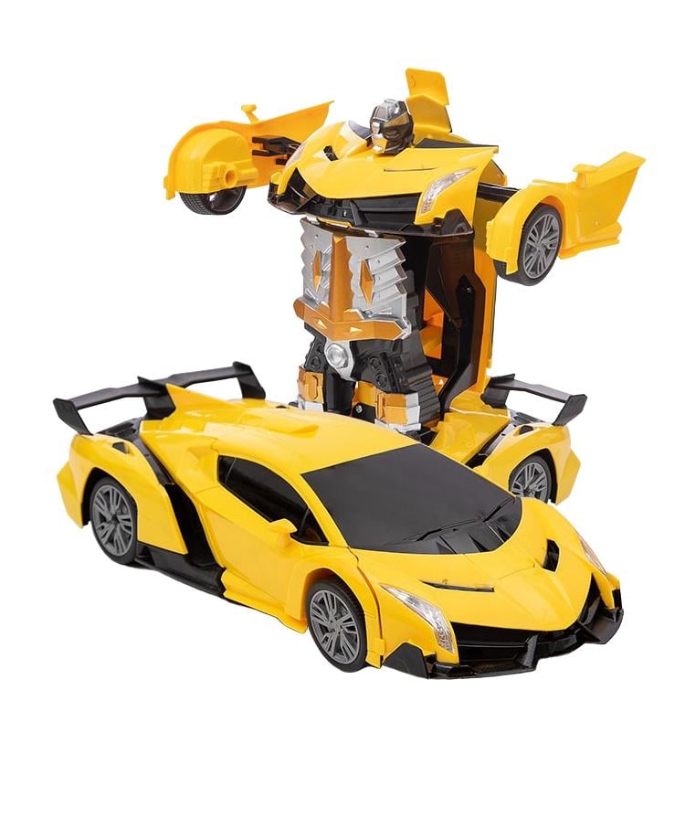Машинка трансформер AToys Lamborgini-922-2 на радіокеруванні 1:12 36 см Жовтий (35048723)