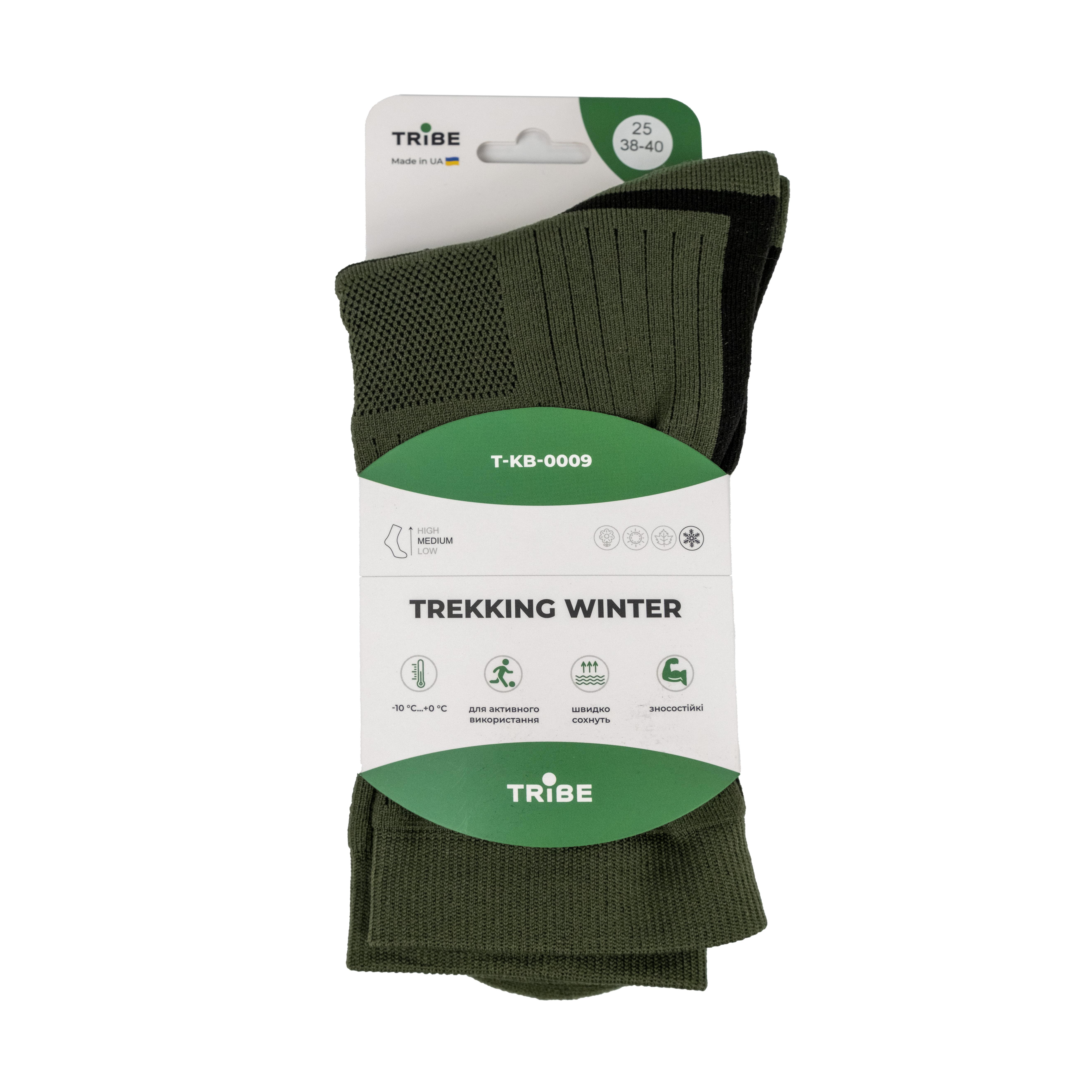 Носки Tribe Trekking Winter (T-KB-0009-olive) - фото 8