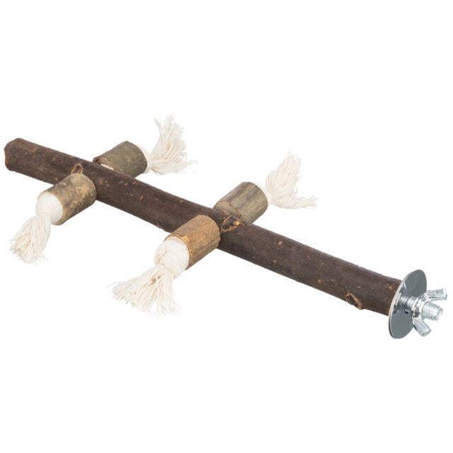 Жердина для птиц Trixie с веревками 25 см/25 мм