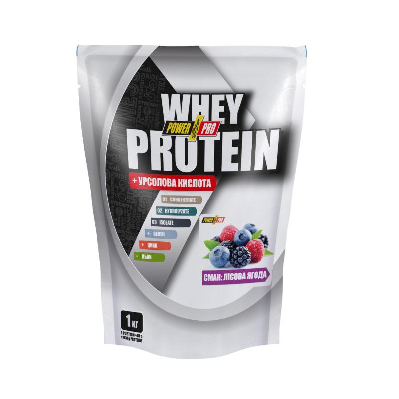 Протеїн Power Pro Whey Protein, 1 кг Лесные ягоды