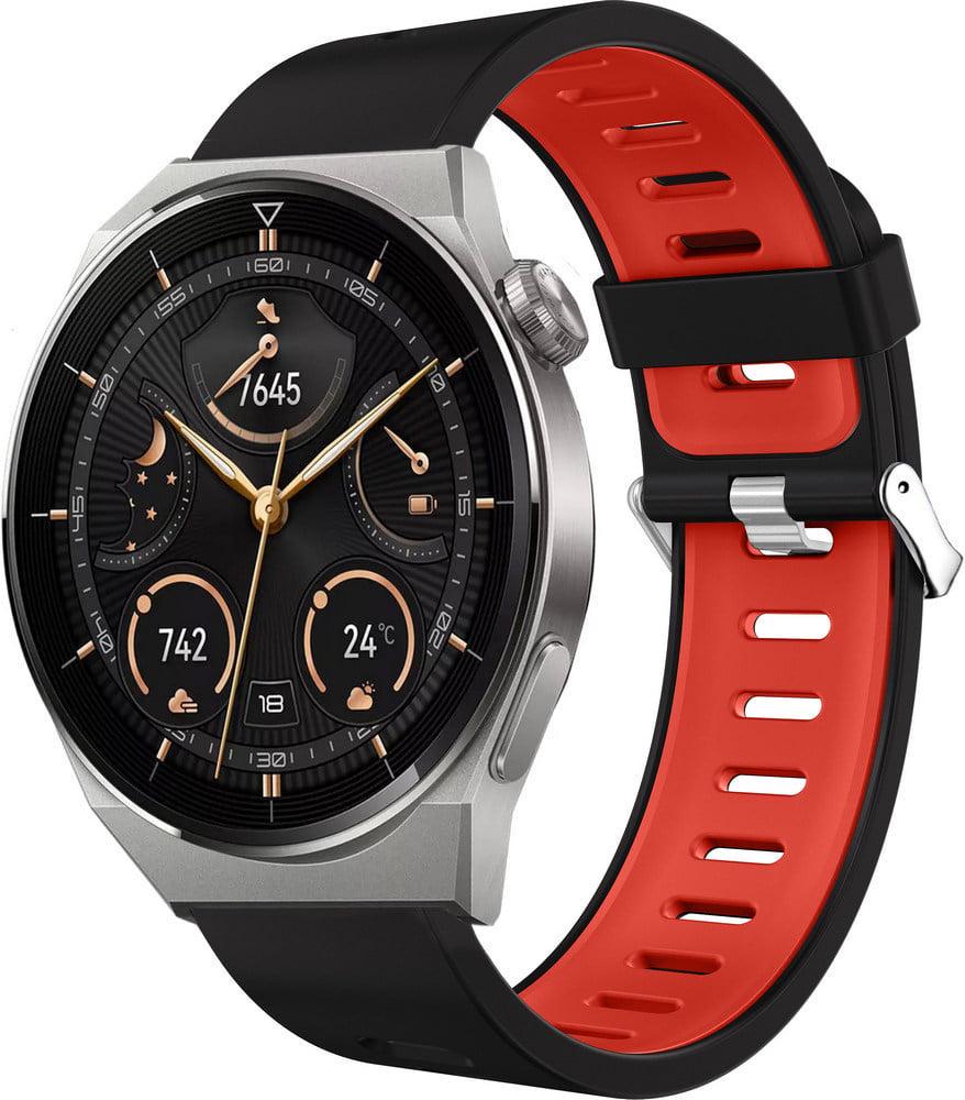 Ремешок Traf для смарт-часов Huawei Watch GT3 Pro 46 мм Black/Red (37343-44)