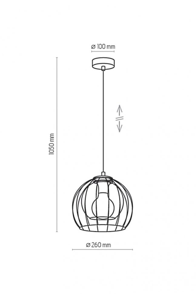 Люстра TK-Lighting Universo S BK 3154 - фото 4