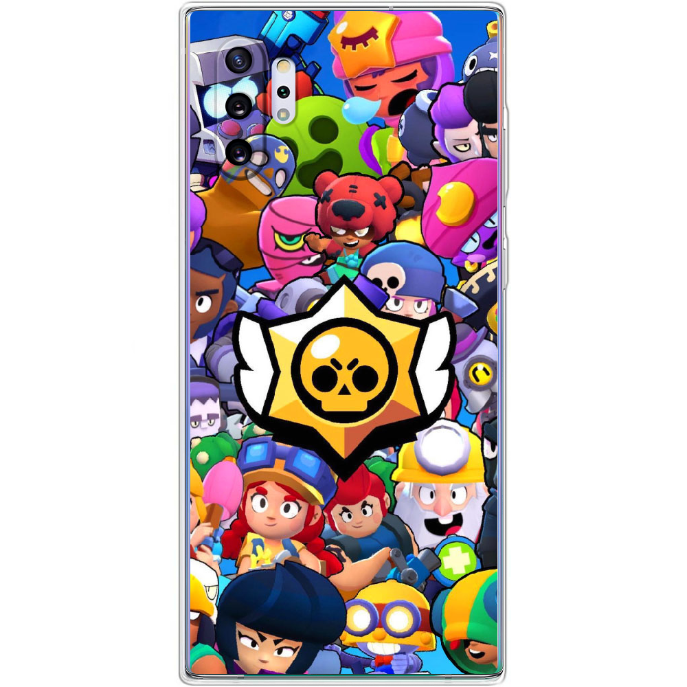 Чохол Boxface Samsung N975 Galaxy Note 10 Plus Brawl Stars Прозорий силікон (37686-up2389-37686)