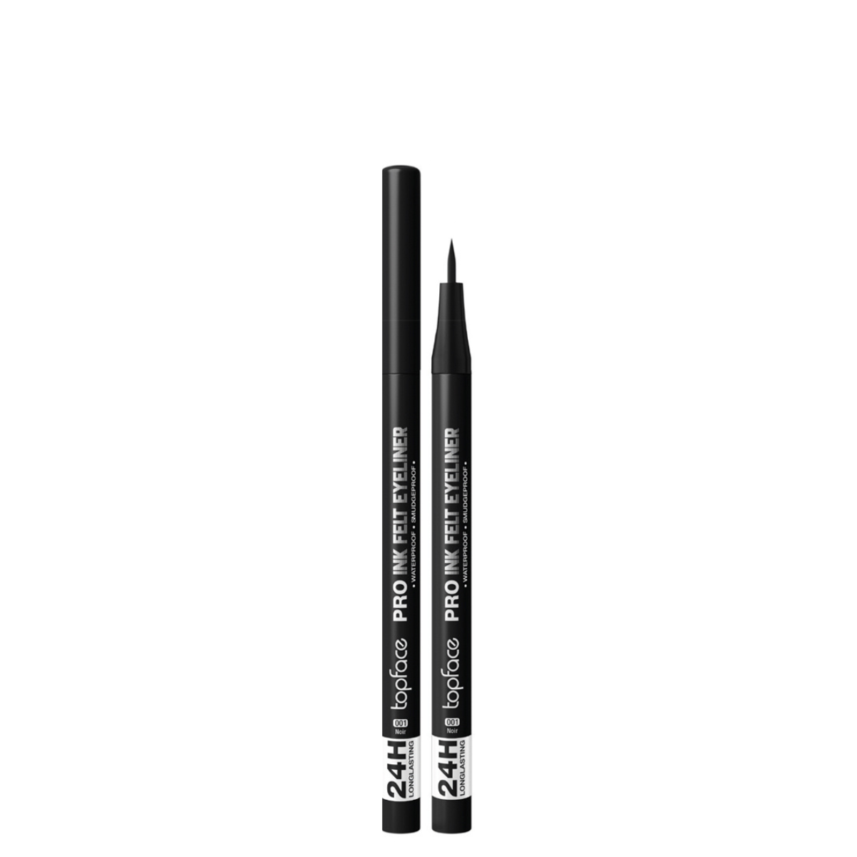Підводка-фломастер для очей рідка TopFace Pro Ink PT619 01 Noir Чорний