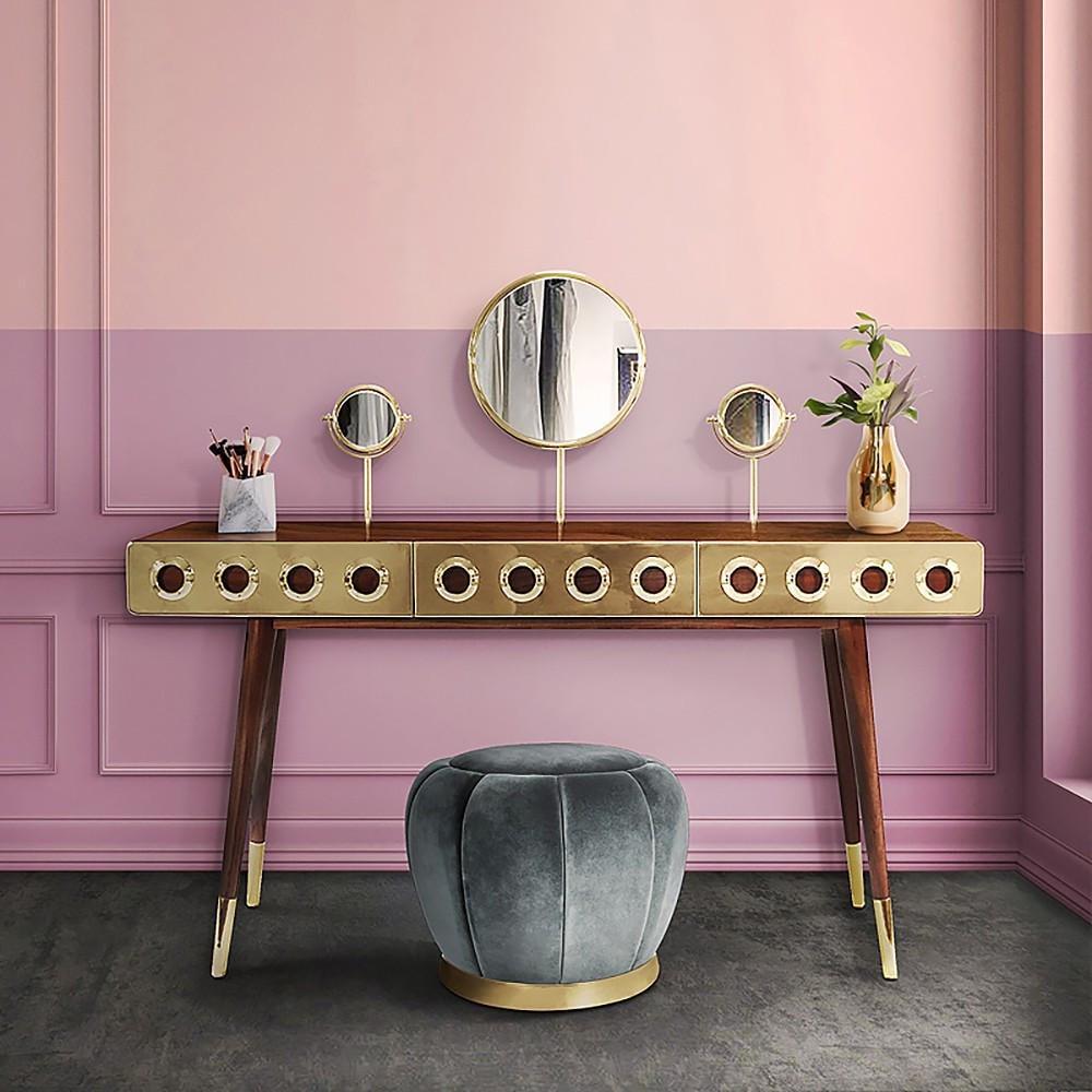 Пуф MeBelle Richie велюр 59х48 см Світло-сірий (P_017_s) - фото 6