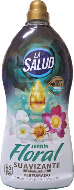 Пом'якшувач з ароматом квіткового саду La Salud Jardín Floral Suavizante Concentrado 60 прань 1350 мл