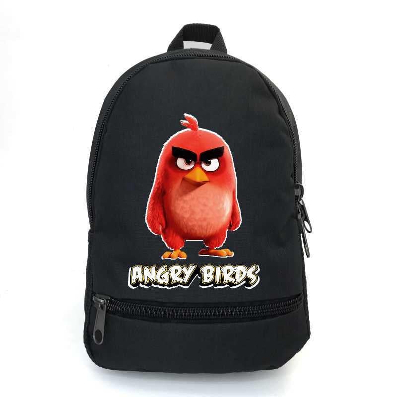 Школьный рюкзак подростковый Cappuccino Toys с принтом Angry Birds ANG-0016 12,5 л Черный (2064148355)