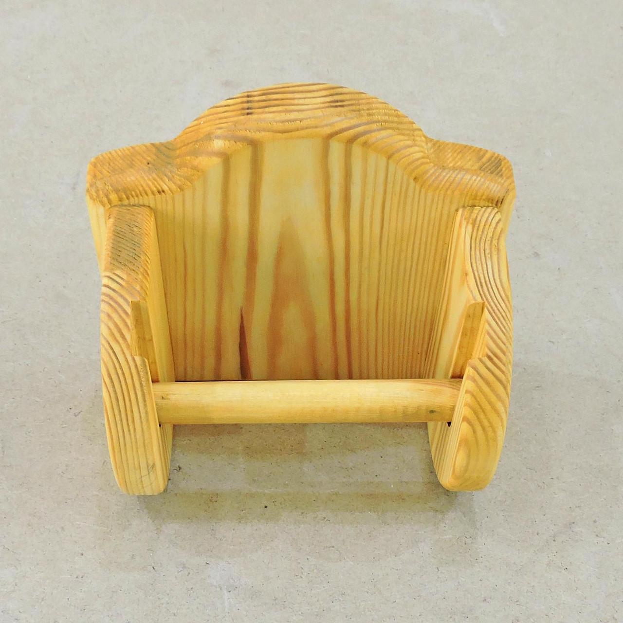 Держатель для туалетной бумаги из дерева Вольфрам Карри (ДТБ-000903) - фото 2