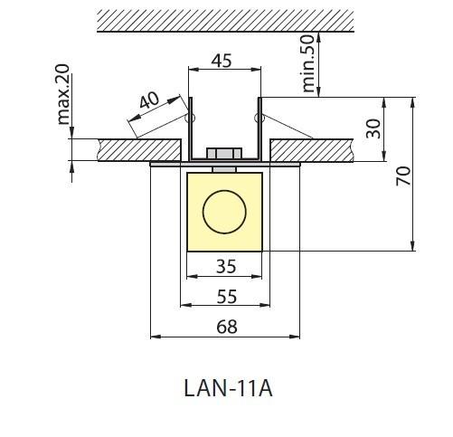 Світильник Brilum LAN-11A Bl - фото 2