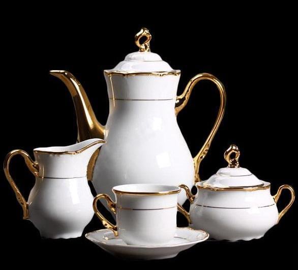Кофейный сервиз Thun Constance 17 пр./6 п. (00000002044)