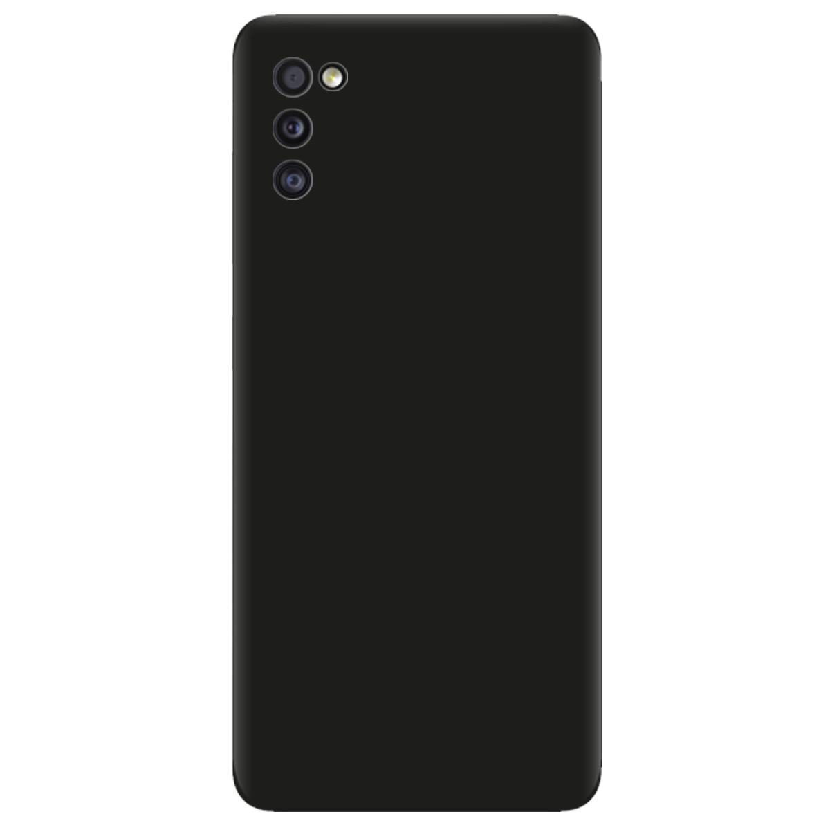 Силиконовый чехол Zorrov для Samsung Galaxy A41 - Черный матовый soft touch (14120050212089132)