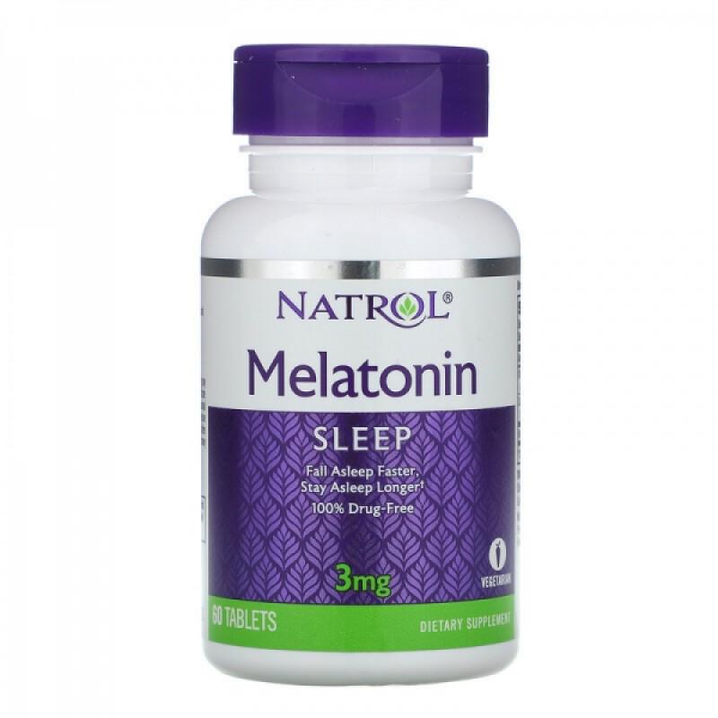 Мелатонин Natrol Melatonin 3 мг 60 таблеток (NTL-00510) - фото 1