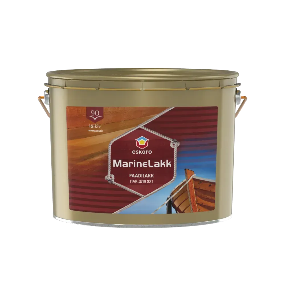 Лак алкид-уретановый для яхт Eskaro MARINE LAKK 90 TIX 2,4 л (1702088486)