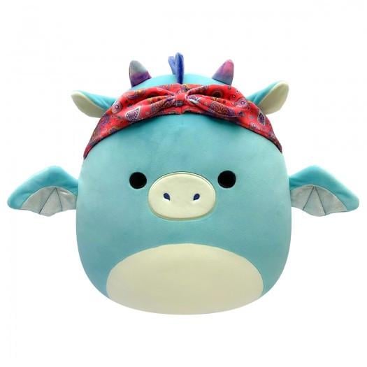 Мягкая игрушка Squishmallows Дракон в бандане 19 см
