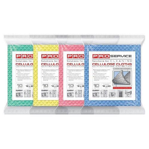 Салфетки Pro Service целлюлозные влаговпитывающие 5 шт. Желтый (19300192) Салфетки Pro Service целлюлозные влаговпитывающие 5 шт. Желтый (19300192)