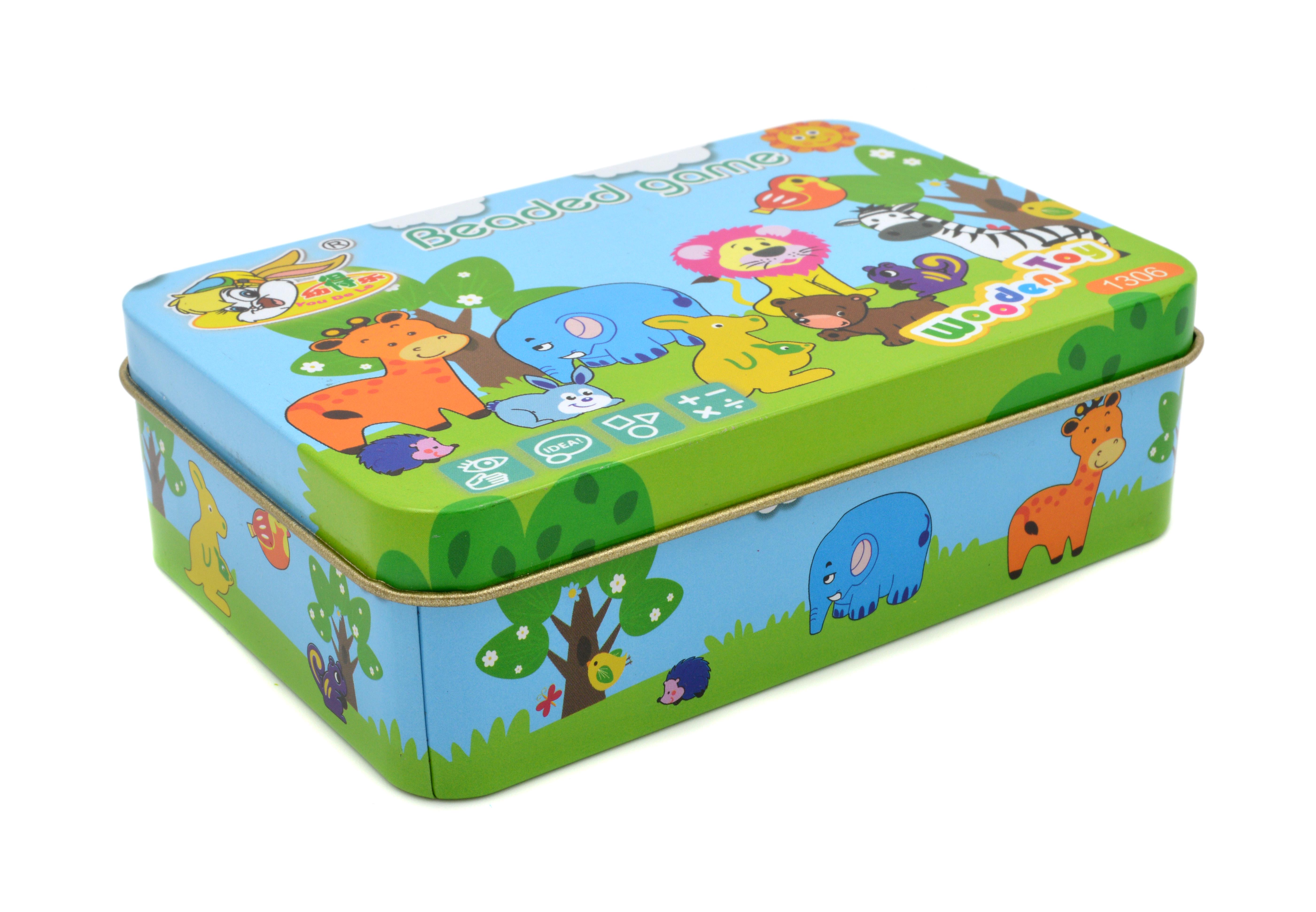 Шнурівка дерев'яна тварини (74547) - фото 2 Шнурівка дерев'яна тварини (74547) - фото 2