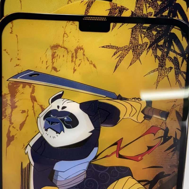 Захисне скло протиударне 5D Anti-static Panda для Apple iPhone 11/XR 6,1" Чорний (00000064738_1) - фото 2