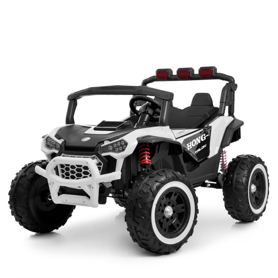 Детский электрический джип Bambi Racer 12V двухместный до 30 кг Белый (DE-169-E-962)