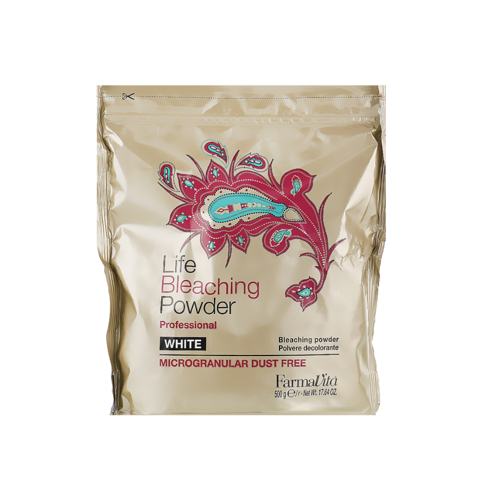 Пудра знебарвлювальна Farmavita Life Bleaching Powder White 500 г