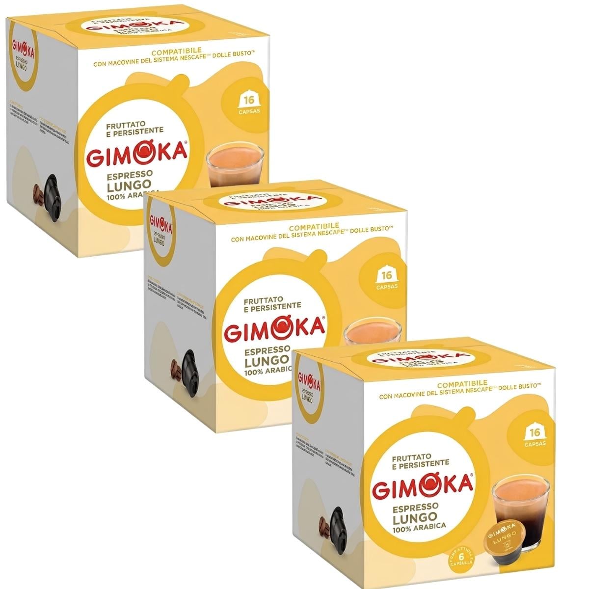 Кофе в капсулах Gimoka Lungo 16 шт. упак. 3 шт. (setg11305)
