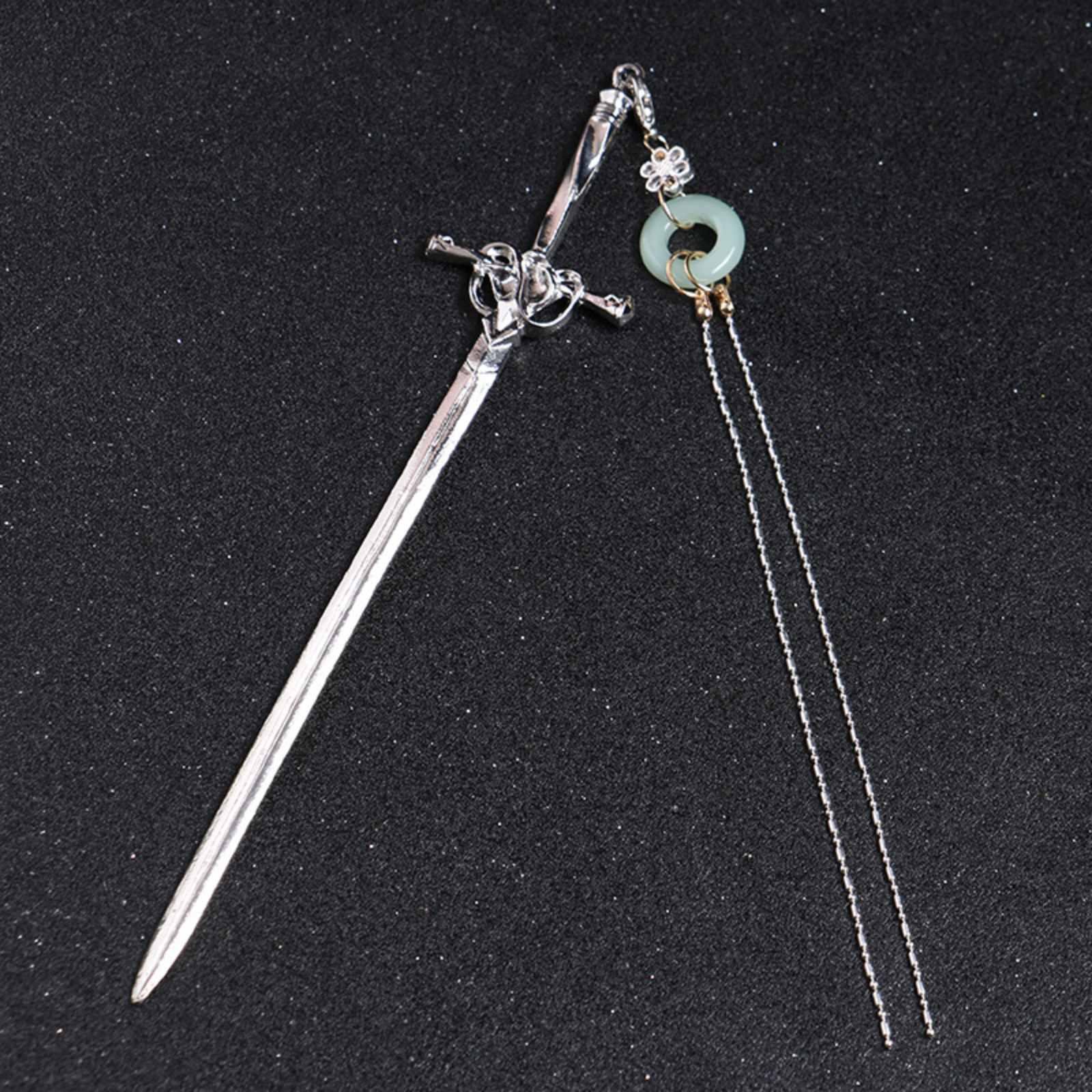 Заколка для волос в форме меча металлическая (28056) - фото 4 Заколка для волос в форме меча металлическая (28056) - фото 4