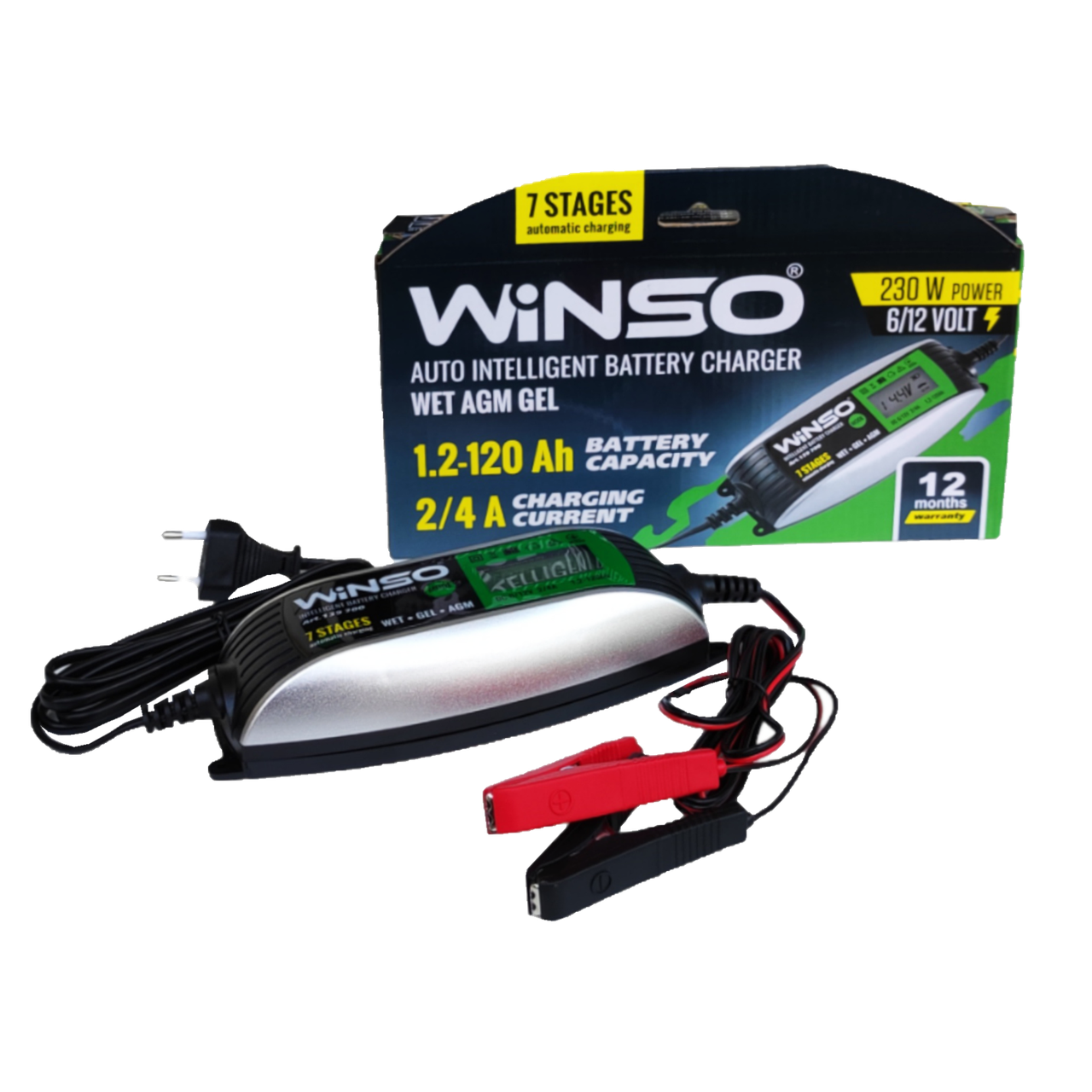 Зарядний пристрій для АКБ WINSO 6-12 В 4A (139700)
