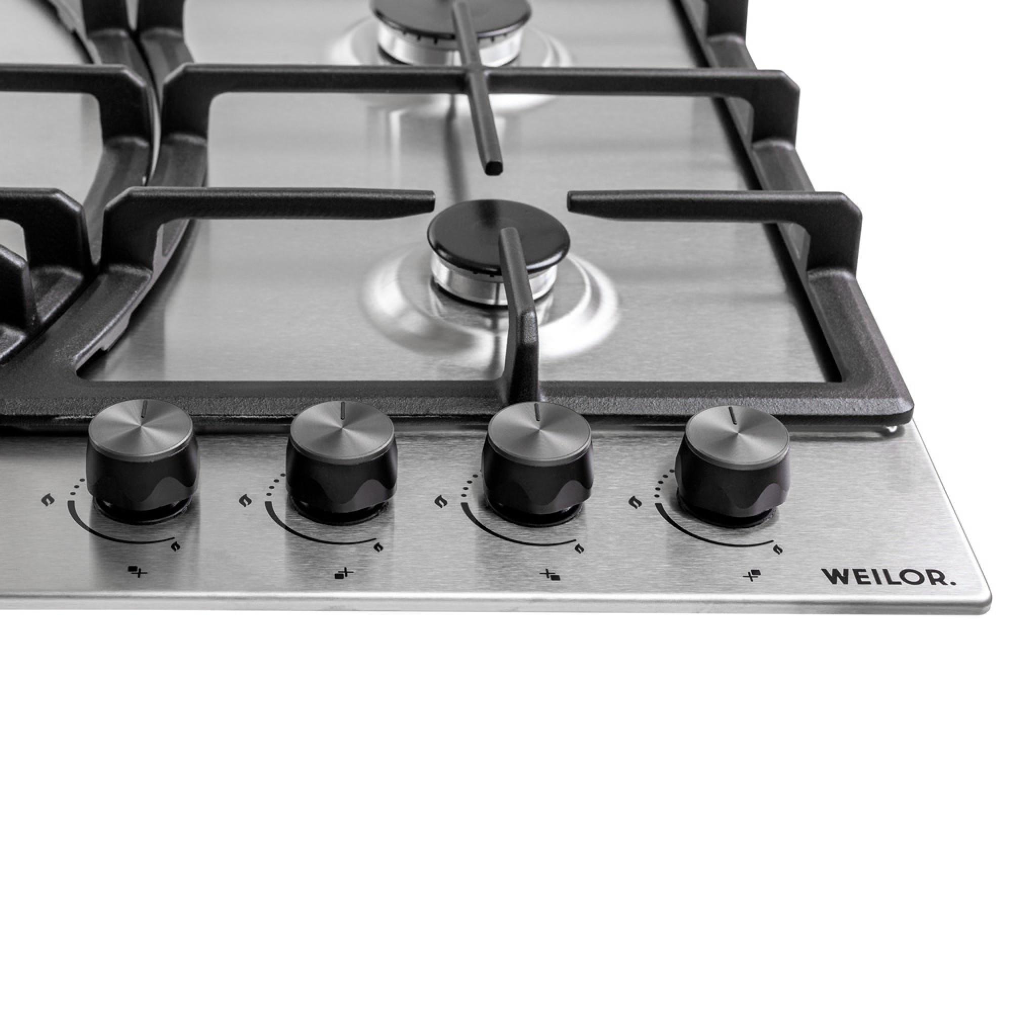 Варочная поверхность газовая WEILOR GM W 644 SS - фото 4