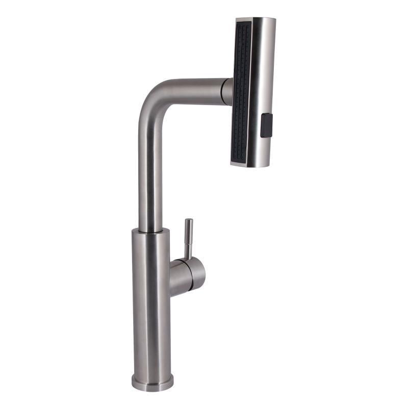 Смеситель для кухни Lidz Aria 015FLT LDARI015FLTNKS37643 выдвижной излив водопад