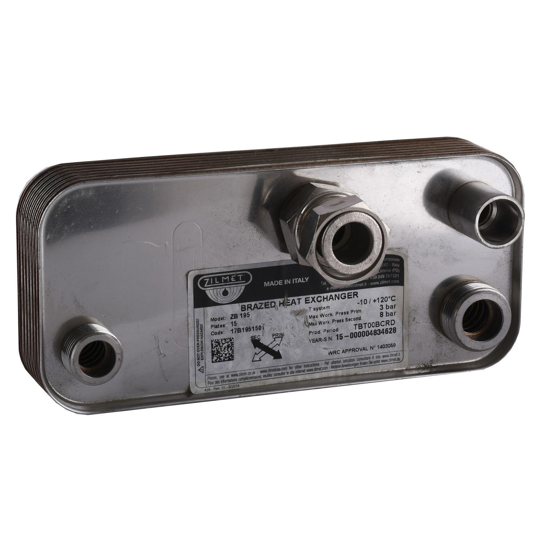 Теплообменник паяный Zilmet ZB195 15P 17B1951501 (000008105)