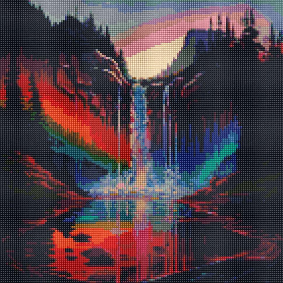 Алмазная мозаика Идейка Сказка на яву 40x40 см (AMO7523)