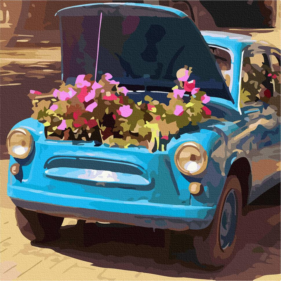 Картина по номерам ART CRAFT Цветочный ретро лак 40х40 см (2987253253)