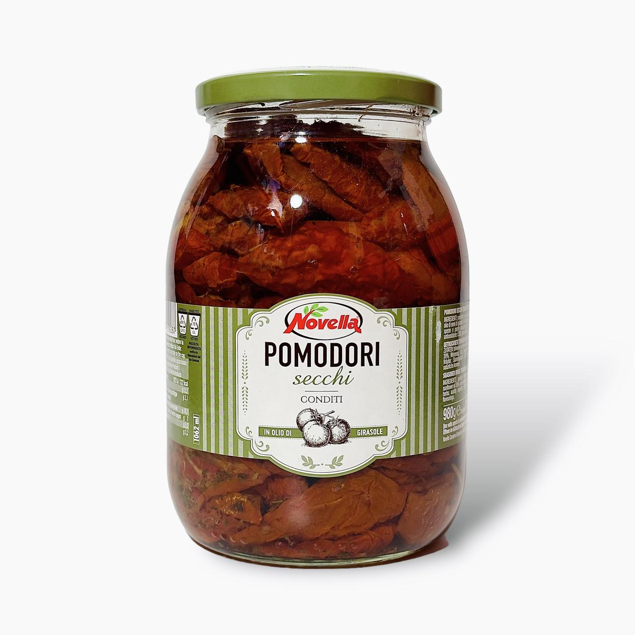 Вяленые томаты Novella pomodori secchi in olio di girasole 980 г (2088778198)