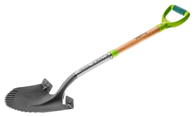 Лопата штыковая Verto T-REX 114 см зубчатая кромка (15G001)