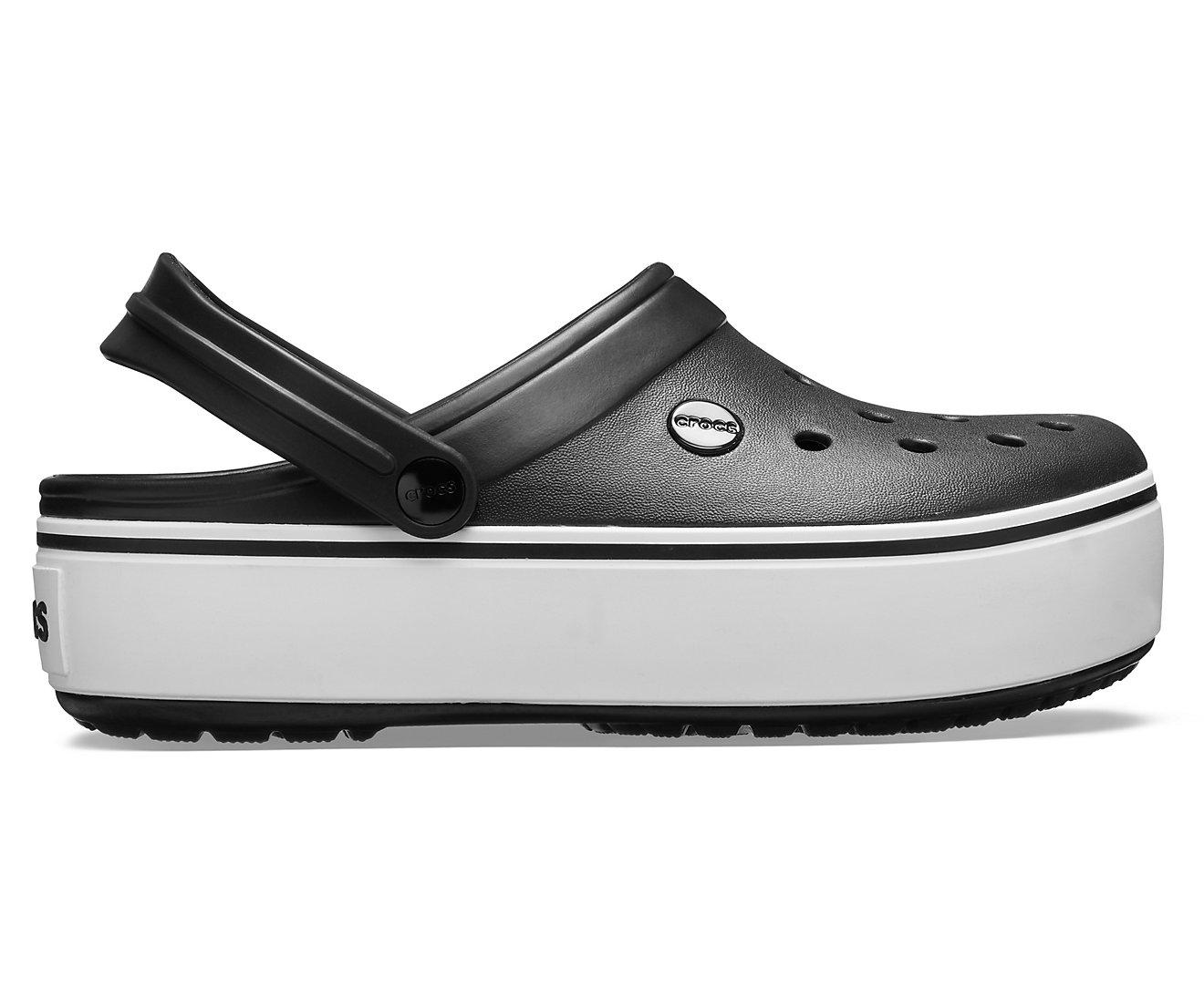Сабо Crocs Crocband Platform Clog M7W9 р. 39 25,5 см Черный (205434) - фото 2