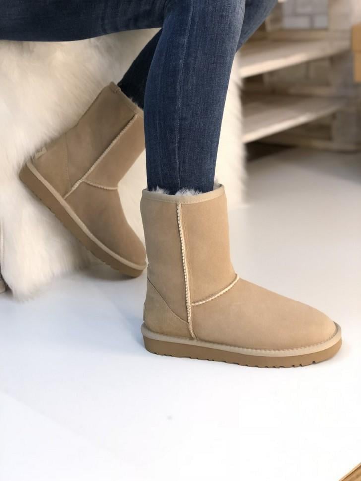 Уггі жіночі UGG Classic II Short 1016223 "Sand" р. 39 Бежевий (12434)