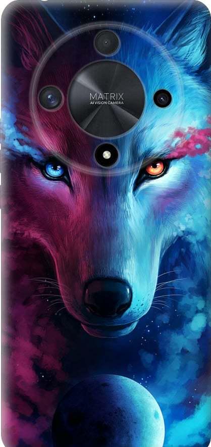 Чехол на Huawei Honor Magic6 Lite Арт-волк (3999u-3685-42517) Чехол на Huawei Honor Magic6 Lite Арт-волк (3999u-3685-42517)