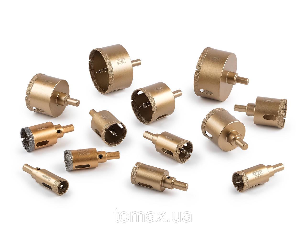 Коронка для керамогранита/плитки TOMAX 25 мм алмазная с центрирующим сверлом (1689034854) - фото 5 Коронка для керамогранита/плитки TOMAX 25 мм алмазная с центрирующим сверлом (1689034854) - фото 5