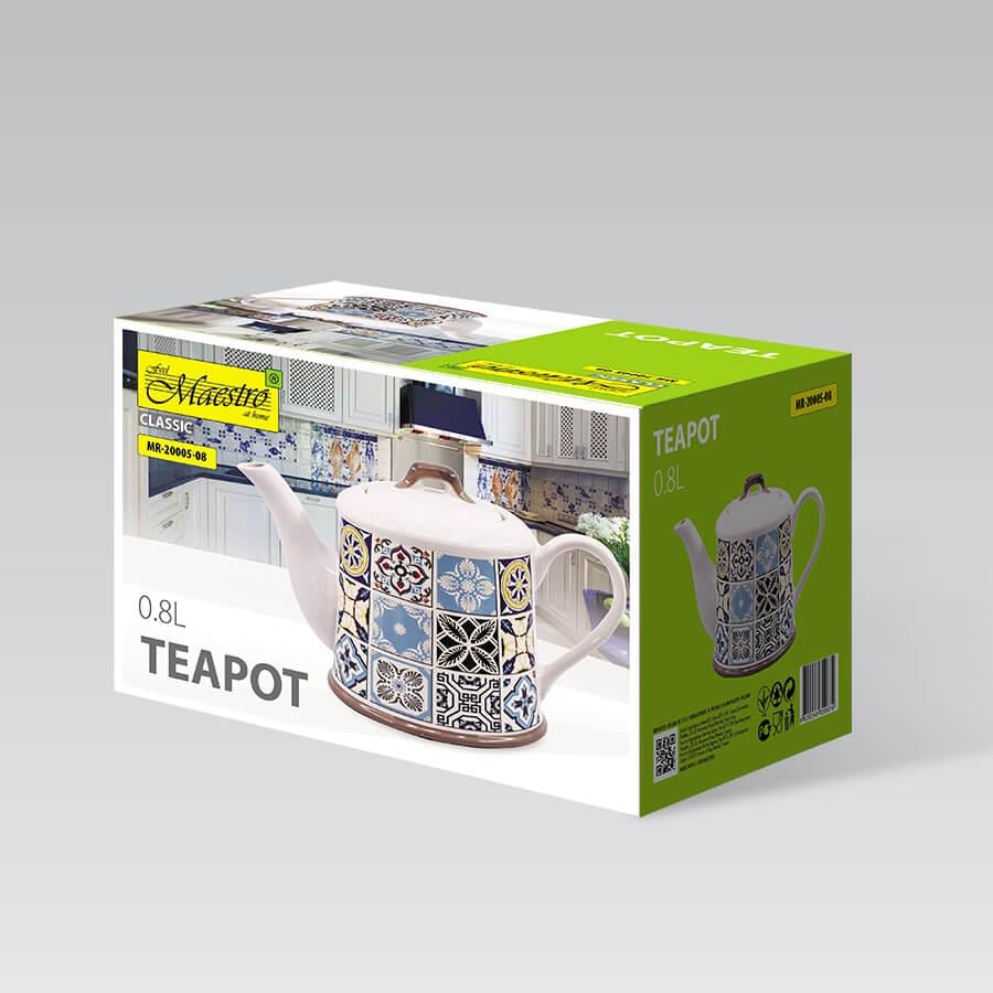 Заварювальний чайник Maestro MR-20005-08 800 мл - фото 3 Заварювальний чайник Maestro MR-20005-08 800 мл - фото 3