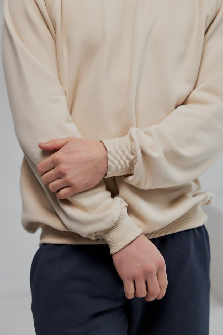 Свитшот мужской М138.3 3XL Бежевый (608-1-65) - фото 3