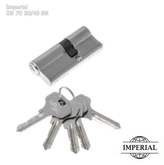 Механизм цилиндровый Imperial ZN 30/40 SN 70 мм (200-165) - фото 2