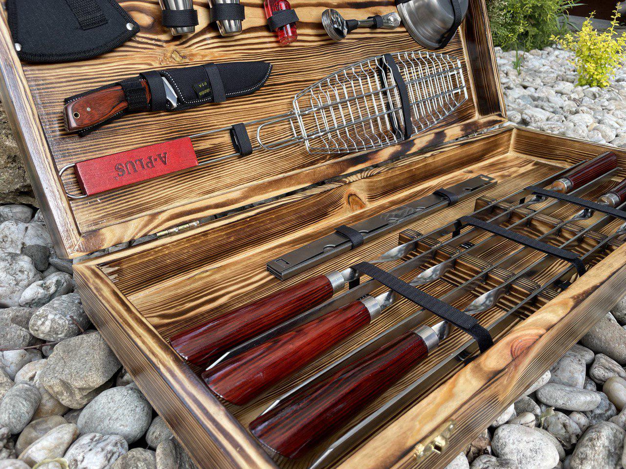 Набор шампуров Big Boss 2 в кейсе - фото 4 Набор шампуров Big Boss 2 в кейсе - фото 4