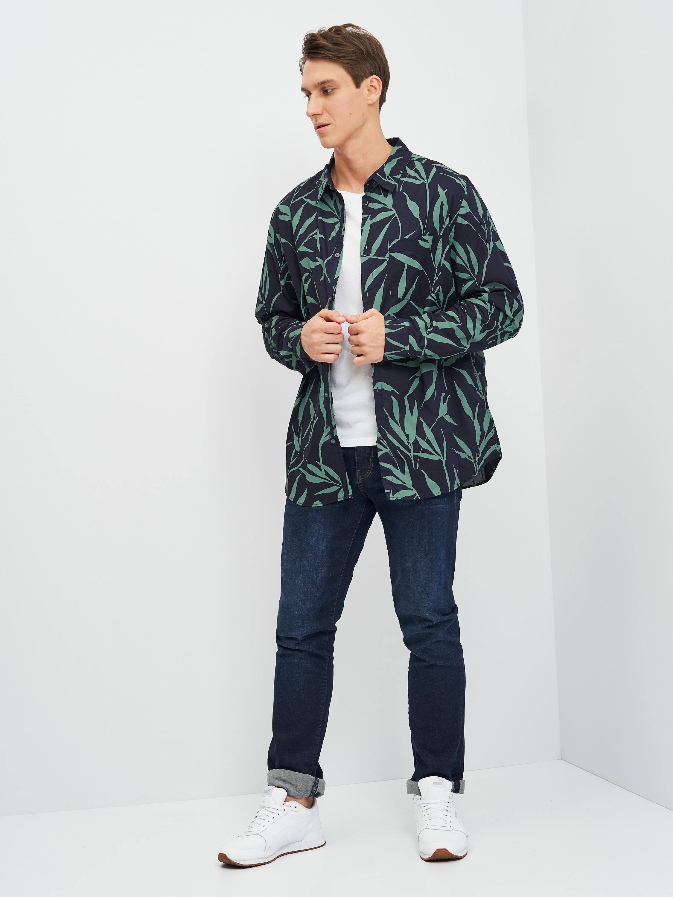 Рубашка XS Сине-зеленый (5016191sm) - фото 3