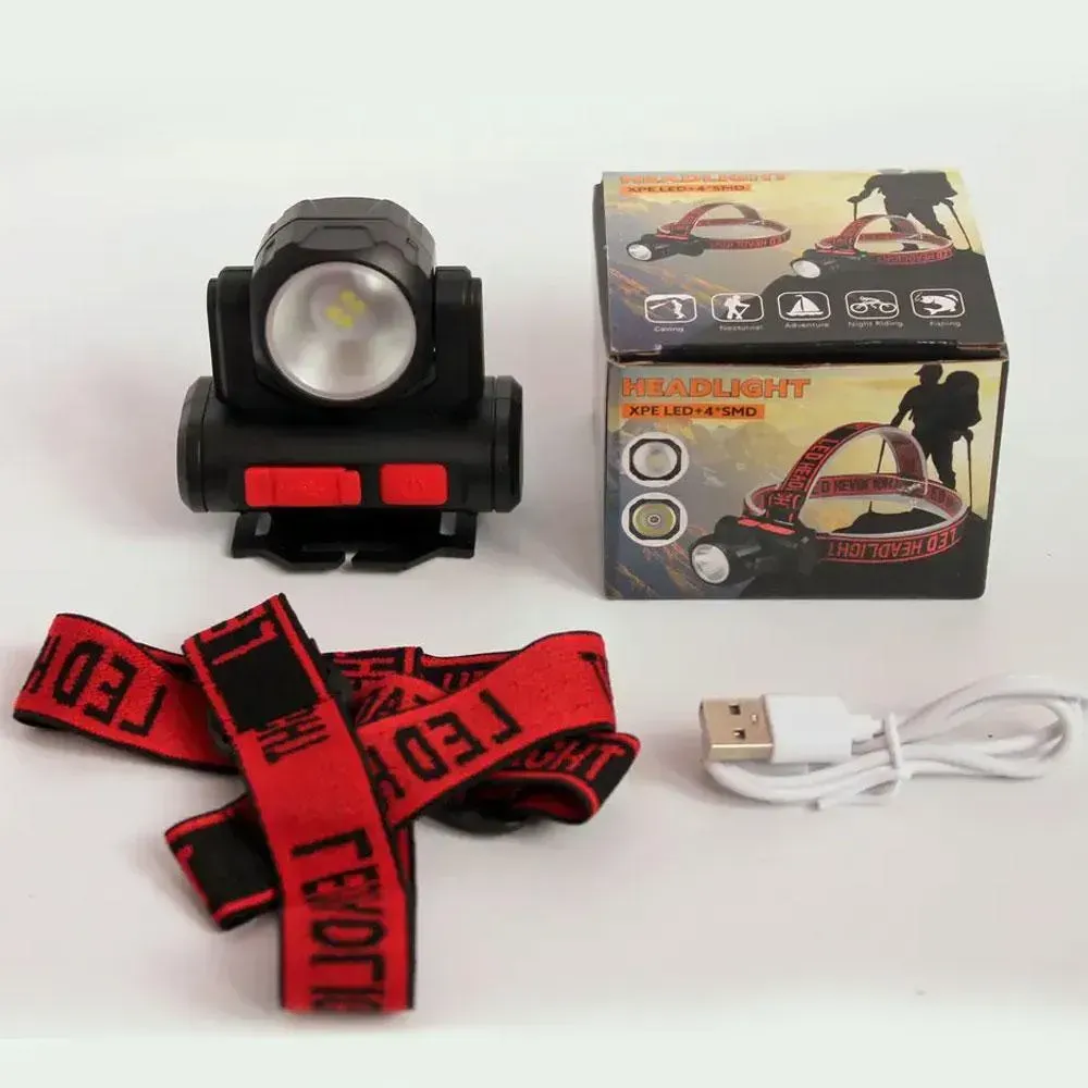 Фонарь налобный 4SMD+XPE BL 2001 от USB аккумуляторный (234564299) - фото 11 Фонарь налобный 4SMD+XPE BL 2001 от USB аккумуляторный (234564299) - фото 11