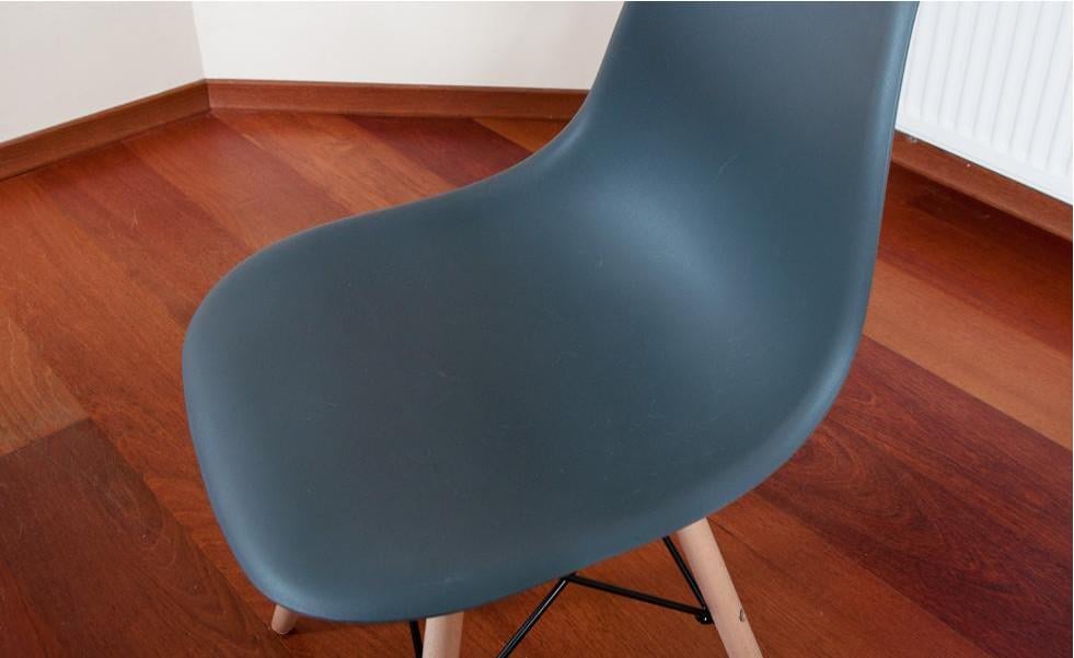 Набор круглый стол 80 см и 2 стулья Темно-серый - фото 7