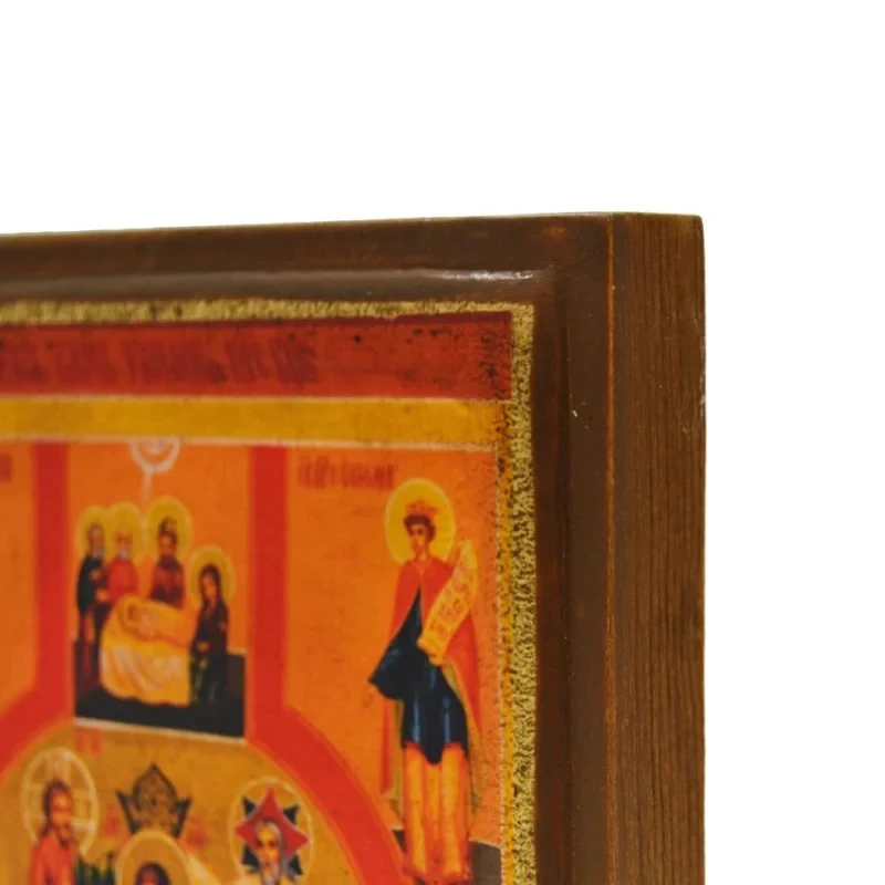 Ікона Ключ Розуміння Пресвятої Богородиці на дереві 20х30 см (112-0081с) - фото 3 Ікона Ключ Розуміння Пресвятої Богородиці на дереві 20х30 см (112-0081с) - фото 3