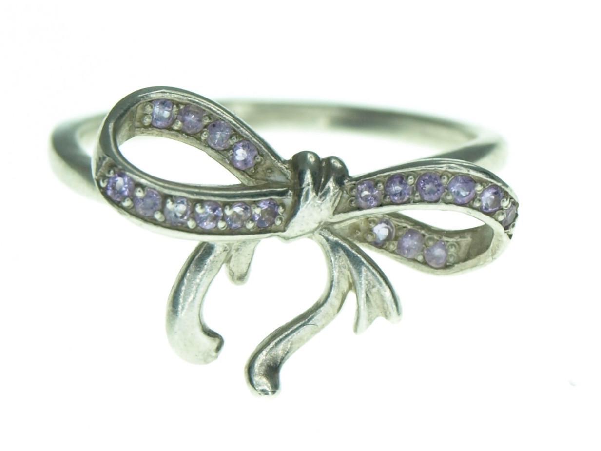 Каблучка зі срібла з аметистом (21018501441)