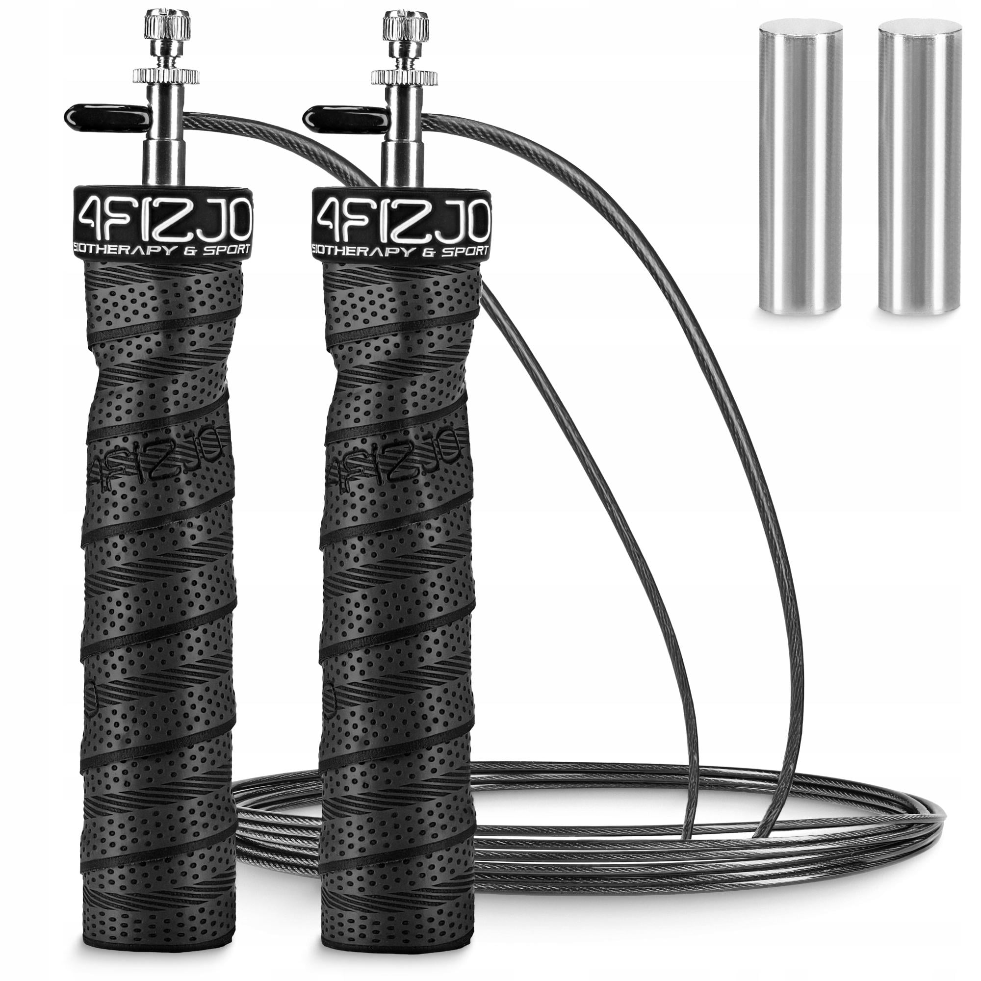 Скакалка скоростная для кроссфита 4FIZJO Speed Rope PRO+ Black (P-5907739313164)