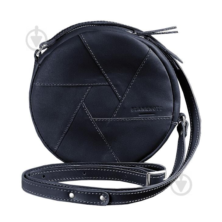 Шкіряна жіноча сумка BlankNote Темно-синя (BN-BAG-11-navy-blue)